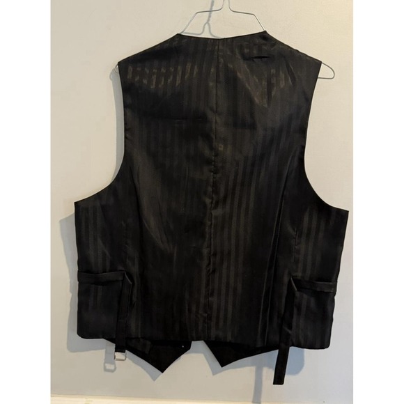 Vinci Vest &‎ Sport Coat Blazer Mens 40L RN 114572 Metallic Black - Picture 5 of 7